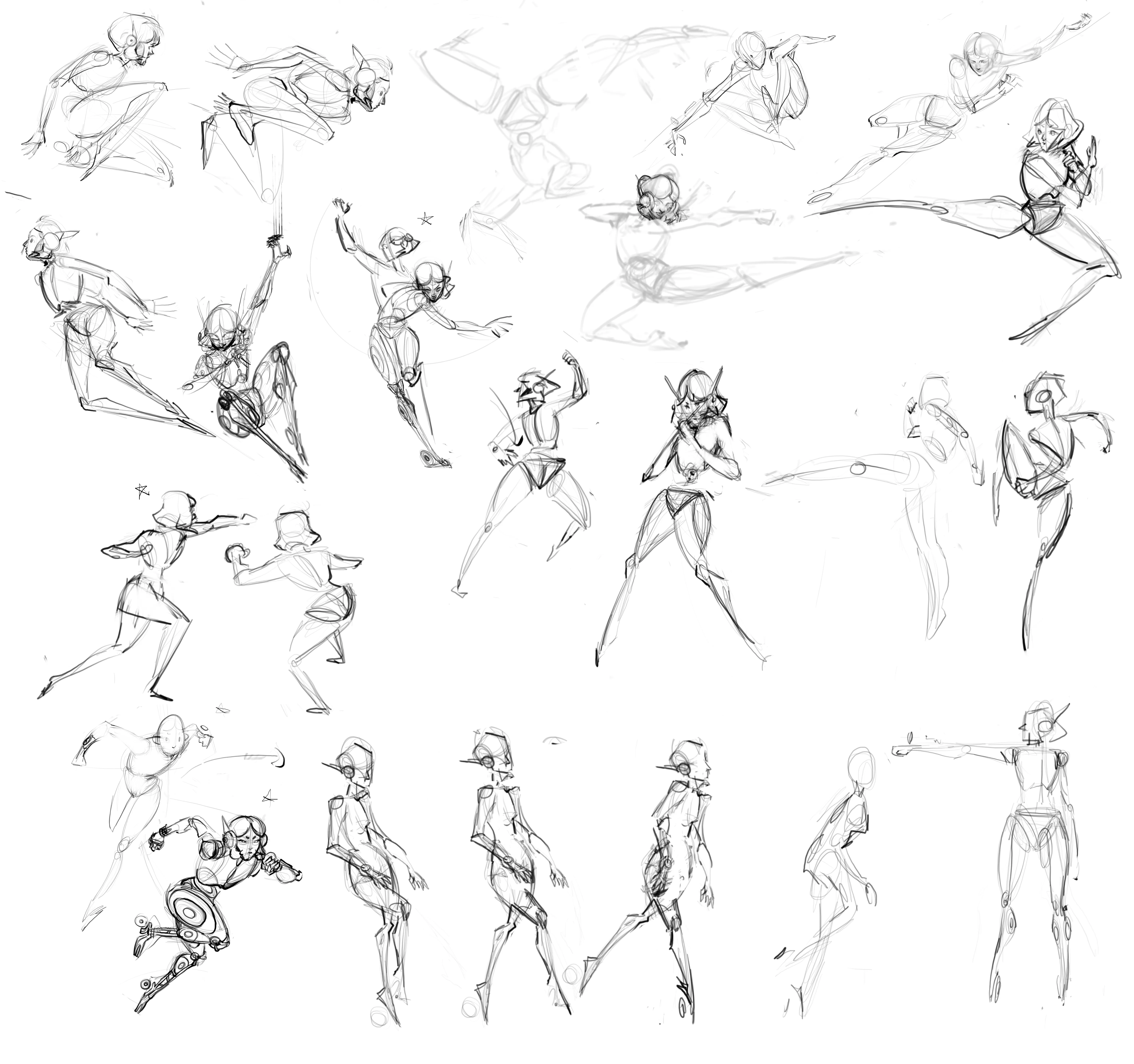 Action Poses