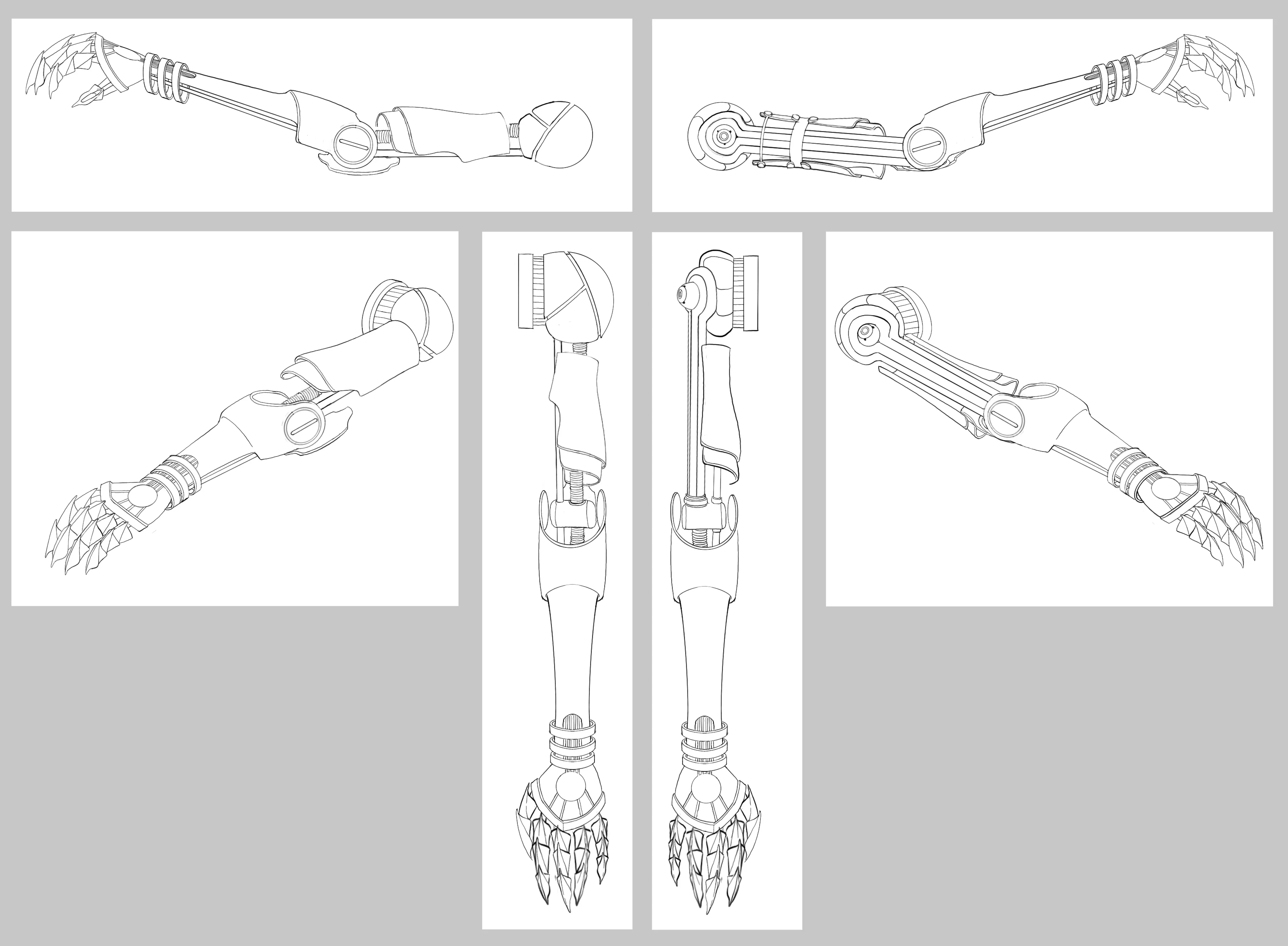 Player arms' concept art